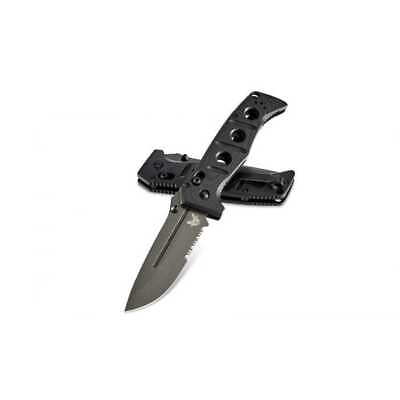 #ad Benchmade Knives Adamas 275SGY 1 Serrated CPM CruWear Steel Black G10 $292.50