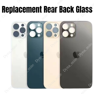 #ad Back Glass Replacement Cover For iPhone 15 14 13 12 11 Pro Max XR XS 8 Big Hole $7.99