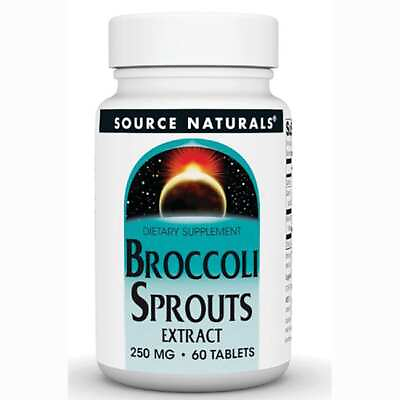 #ad Source Naturals Broccoli Sprouts Extract 250 mg 60 Tabs $15.45