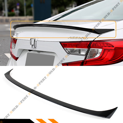 #ad FOR 18 2022 HONDA ACCORD JDM SPORT STYLE PAINTED GLOSSY BLACK TRUNK LID SPOILER $56.99