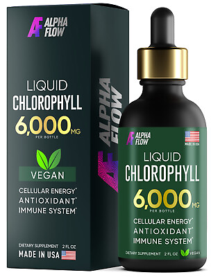 #ad Chlorophyll Liquid Drops 6000 MG Antioxidant for Immune Boost amp; Fast Detox $18.99