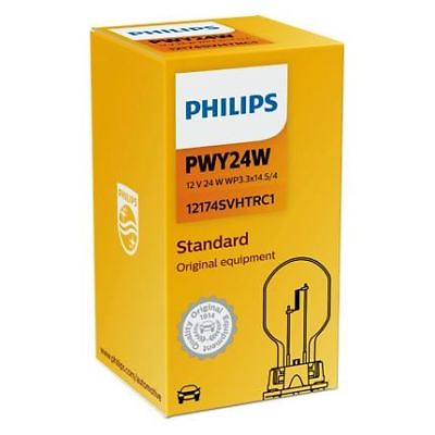 #ad Philips Standard PWY24W Car Replacement Halogen Bulb 12174SVHTRC1 Single $29.56