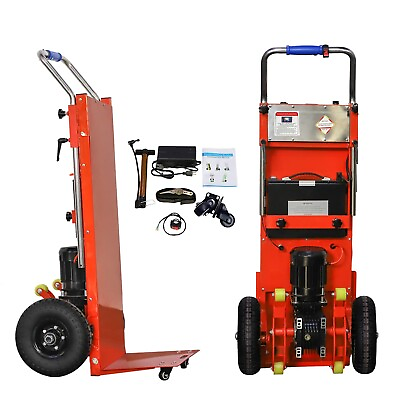 #ad Heavy Electric Stair Climbing Hand Truck Cart Dolly Max Load 880lb Orange New $1349.00