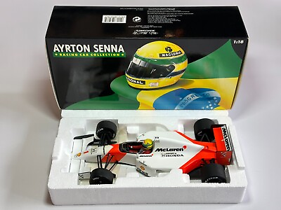 #ad MINICHAMPS LANG 1 18 McLaren Honda MP4 7 Ayrton Senna From Japan $137.00