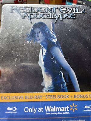 #ad Resident Evil Apocalypse Blu ray 2010 Wal Mart Exclusive Steelbook Brand New $20.00