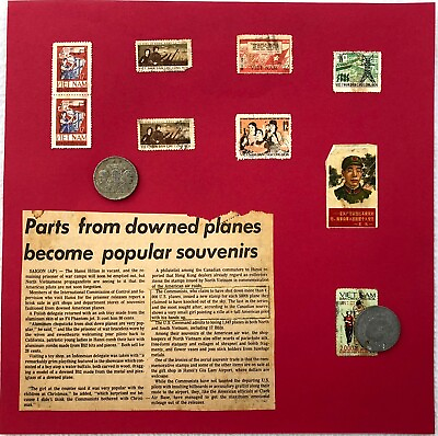 #ad Vietnam War Era Stamps Coins Memorabilia... $31.50