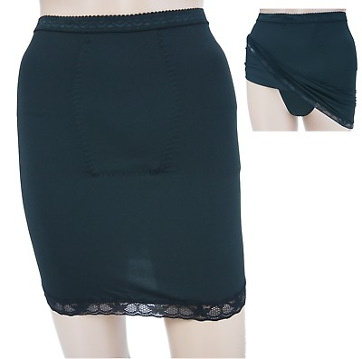 #ad Women Ladies Smooth Control Shapewear Lace Trim Hem Half Slip with Panty 57009 GBP 9.99