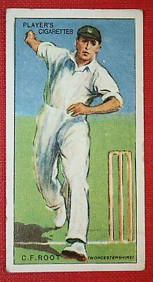 #ad WORCESTERSHIRE amp; ENGLAND Cricketer Fred Root Vintage 1930 Card CD22 GBP 3.99