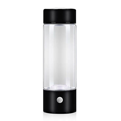 #ad 450ml Portable Hydrogen Rich Water Maker Alkaline Bottle Cup Ionizer Generator $34.99