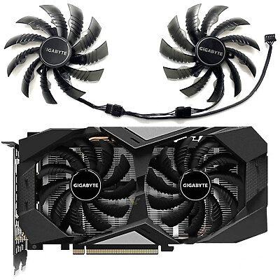 #ad Video Card Cooling Fan PLD10010S12HH For GIGABYTE RTX2060S 2070 GTX1660Ti 1660 $7.66