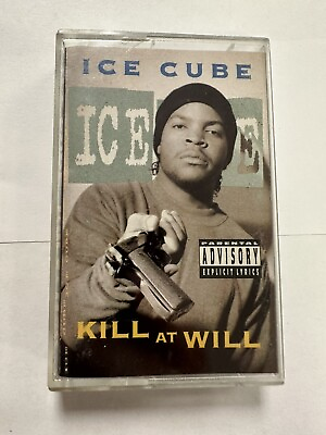#ad 1990 Ice Cube Kill At Will Cassette Priority Records Inc $35.00