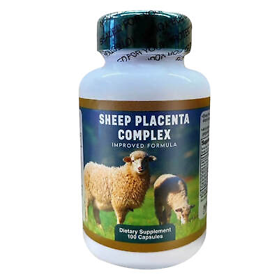 #ad NuHealth Sheep Placenta Complex 100 Capsules MADE IN USA Antioxidant Support $12.80