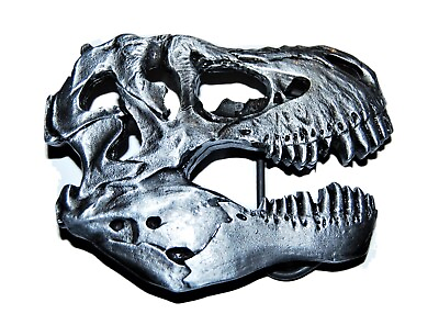 #ad Tyrannosaurus Rex Dinosaur Skull Metal Belt Buckle For Fossil Lover $29.99