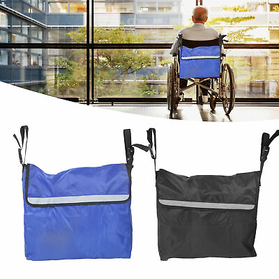 #ad Wheelchair Bag Large Capacity Wheelchair Mobility Scooter Storage Bag Accessory $15.18