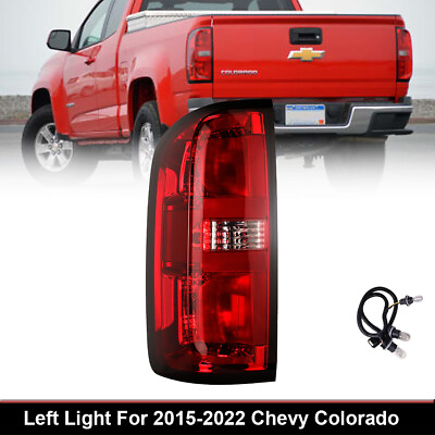 #ad Driver Tail Light For 2015 2022 Chevy Colorado Left Red Lamp w Bulbsamp;Wiring Kit $82.99