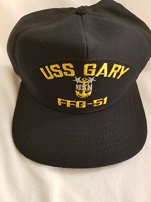 #ad Vintage Naval Ship Ball Cap USS FFG 51 USN $9.99