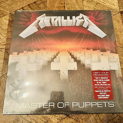#ad Metallica Master Of Puppets LP SEALED 180 Gram LP Blackened BLCKND005R 1 $23.96