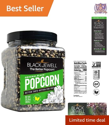 #ad Hulless Popcorn Gourmet Pops White Heirloom Gluten Free Vegan Pack of 6 $67.42