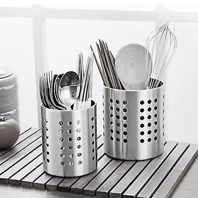 #ad Chopsticks Rack Well Made Stand Steadily Household Chopsticks Basket Stainless $9.88