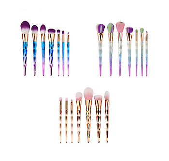 #ad 7 makeup brushes makeup tools diamond makeup brush foundation brush $14.99
