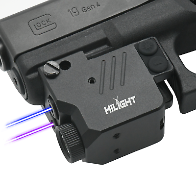 #ad HiLight P3PBL 500lm Flashlight Purple and Blue Laser Sight Combo Pistol $70.00