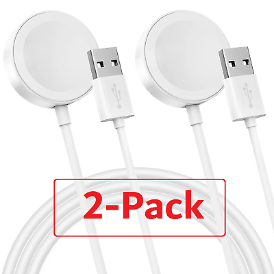 2Pack Magnetic USB Charging Cable Charger For Apple iWatch Series 2 3 4 5 6 SE 7 $8.99