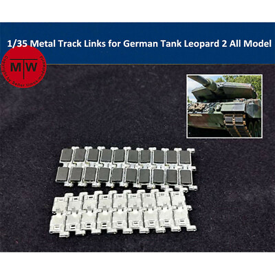 #ad 1 35 Metal Track Links w metal pin for German Tank Leopard 2 All Model $36.00