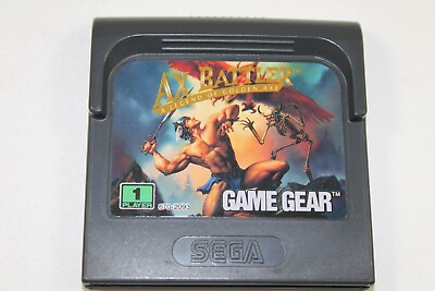 #ad Axe Battler Legend of Golden Axe Sega Game Gear Cartridge $26.97