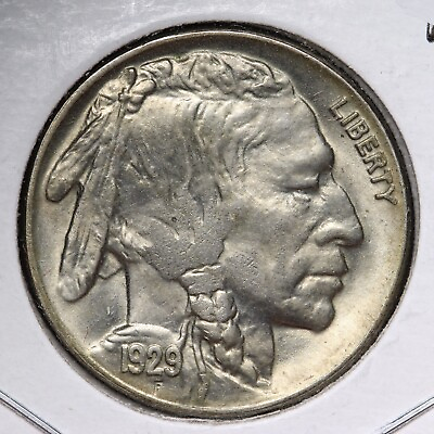 #ad 1929 Buffalo Nickel CHOICE BU *UNCIRCULATED* MS E147 APW $147.30