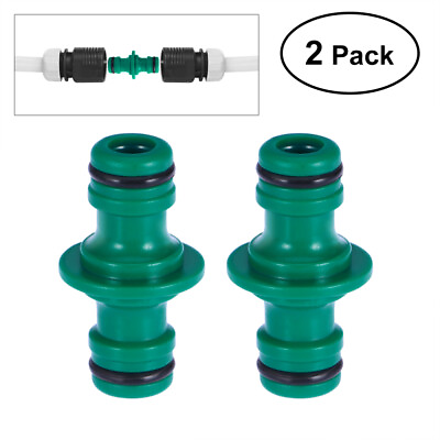 #ad Quick Connect Coupling for Garden and Home Two Way Connector $6.91