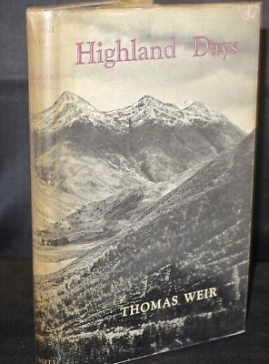 #ad * Signed SIGNED letters Laid In Thomas Weir Highland Days 1st 1st 1948 GBP 125.00