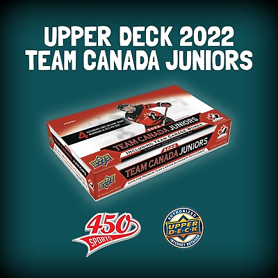 #ad Upper Deck Team Canada Juniors 2022 Hobby Box 15 Packs Bedard Pre Rookie C $339.95