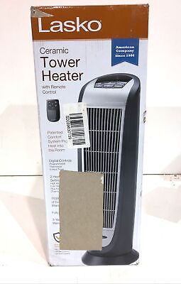#ad LASKO Portable Digital Ceramic Tower Heater with Remote Control 5160 New $50.59
