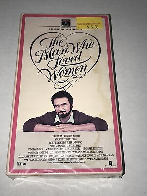 #ad Re Sealed Rental THE MAN WHO LOVED WOMEN VHS 1984 Burt Reynolds Kim Basinger $8.39