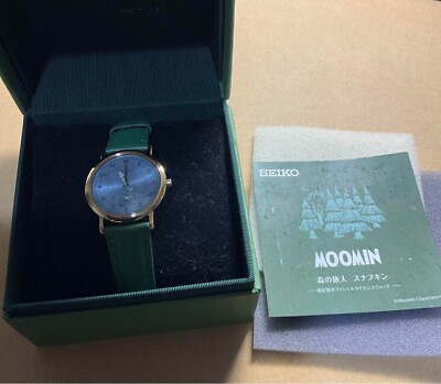 #ad Moomin 75th Anniversary Limited Watch Snufkin SEIKO Watch used $235.29