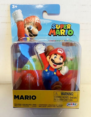 #ad NEW Jakks World of Nintendo Super Mario 2.5 inch Jumping MARIO Mini Figure $12.30