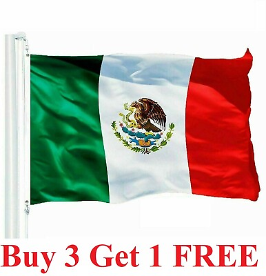 #ad 3x5FT MEXICO FLAG LARGE MEXICAN LATIN LATINO bandera mexicana cinco de mayo $4.25