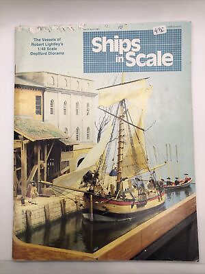 #ad Ships In Scale Mag Robert Lightley#x27;s Deptford March April 1985 $15.01