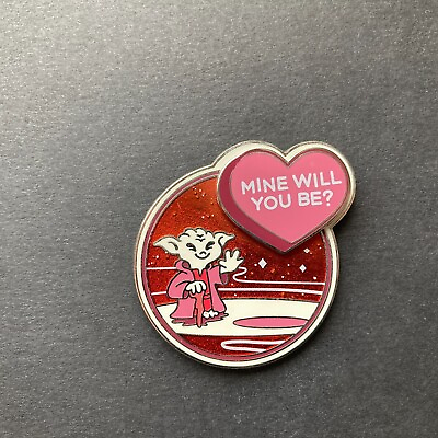 #ad Yoda Valentine Mine Will You Be? Star Wars Disney Pin 112528 $12.00