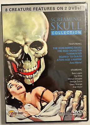 #ad The Screaming Skull Collection DVD20132Discs VINTAGE HORROR Creatures Vampires $4.24