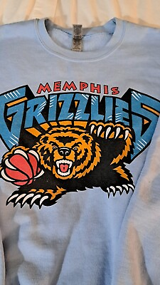 #ad memphis grizzlies sweatshirt Vintage 90s Kidcore Sports Basketball $16.50