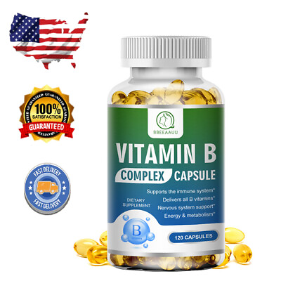 #ad Vitamin B Complex Supplement Super B Vitamin Immune Boost Metabolism Energy $23.32