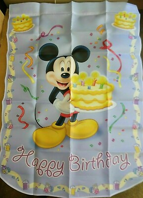 #ad 🎂 Happy Birthday Mickey amp; Friends Flag 28x40 Ready for your Special Dayl 🎂 $17.99