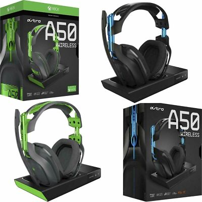 Astro A50 Wireless Dolby Gaming Headset for Xbox One PS4 Green Blue Gen 3 $105.99