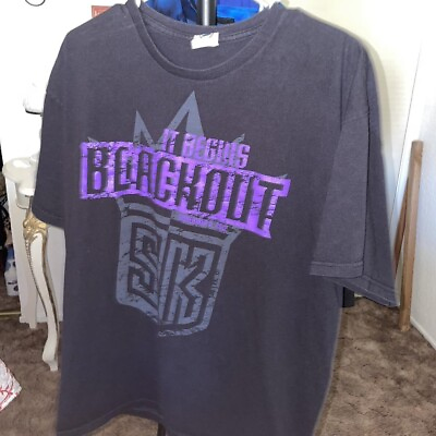 #ad Sacramento Kings Basketbal” T Shirt quot;It Beginsquot; Blackout Size XL November 2012 $18.00