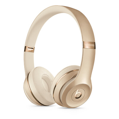 #ad Beats Solo3 Wireless On Ear Headphones Gold $138.08