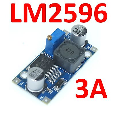 1X LM2596 DC DC Adjustable Buck Converter Step Down Module 1.23 30V $0.99