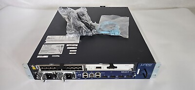 #ad Juniper MX10 T AC Router w Fan 2xPSU Timing Support MIC 3D 20GE SFP 3D 2XGE XFP $849.00