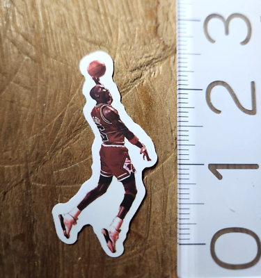 #ad Michael Jordan Sticker Chicago Bulls Sticker NBA Basketball Michael Jordan Decal $2.00