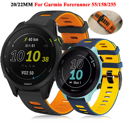 #ad Silicone Replacement Strap For Garmin 3 4 Venu 2 Forerunner 55 255 245 645 Band $6.79
